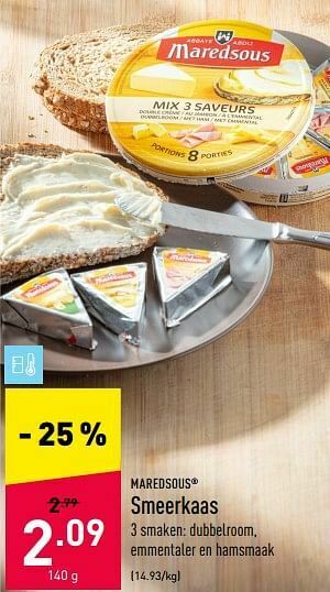 ALDI Smeerkaas aanbieding