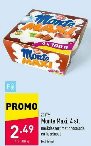 ALDI Monte maxi aanbieding