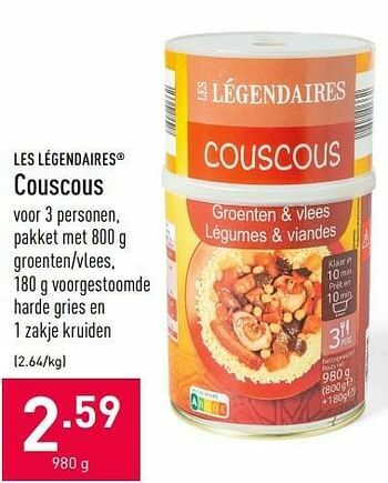 Couscous promotie bij ALDI