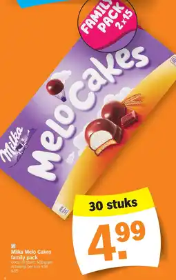 Albert Heijn Milka Melo Cakes family pack aanbieding