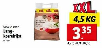 Lidl Langkorrelrijst aanbieding