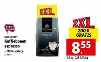 Lidl Koffiebonen espresso aanbieding