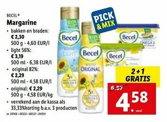 Lidl Margarine aanbieding