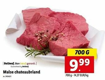 Lidl Malse chateaubriand aanbieding