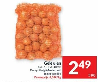 Intermarché Gele uien aanbieding