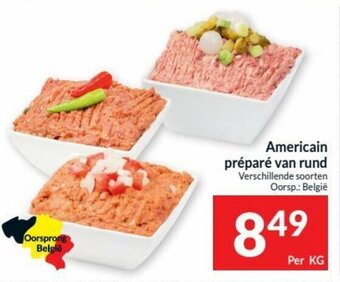 Intermarché Americain prepare van rund aanbieding