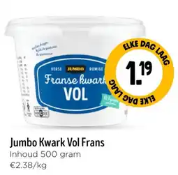 Jumbo Jumbo kwark vol Frans aanbieding