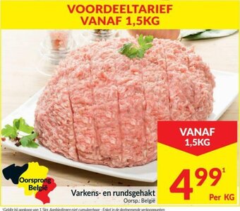 Intermarché Varkens- en rundsgehakt aanbieding