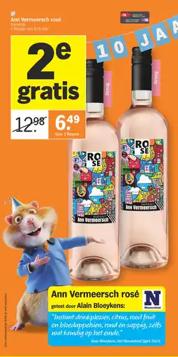 Albert Heijn Ann Vermeersch rosé aanbieding