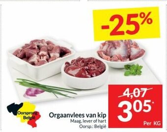 Intermarché Orgaanvlees van kip aanbieding