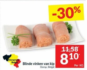 Intermarché Blinde vinken van kip aanbieding
