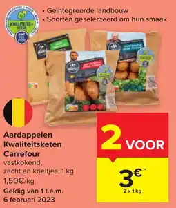Carrefour Aardappelen Kwaliteitsketen Carrefour aanbieding