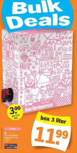 Albert Heijn Ann Vermeersch bag-in-box rosé aanbieding