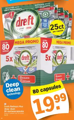 Albert Heijn Dreft Platinum Plus deep clean aanbieding