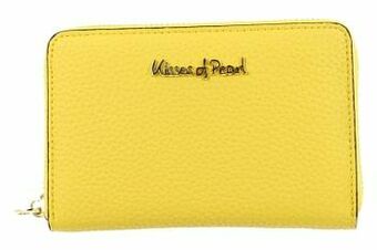 Berca Shoes Kisses of Pearl Portefeuille Dames Dames Portemonnaie 14x9x2 Cm - Geel aanbieding