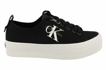 Berca Shoes Calvin Klein Sneaker Laag Dames Zolah Canvas Black - Zwart aanbieding
