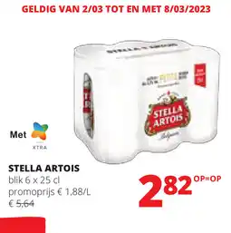 Spar Stella artois aanbieding