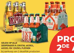 Spar Desperados en Cristal aanbieding