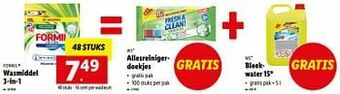 Lidl Wasmiddel 3-in-1 aanbieding