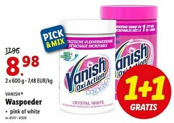 Lidl Waspoeder aanbieding