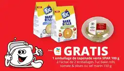 Spar Tuc bake roll aanbieding