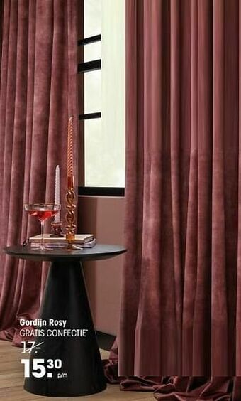 Kwantum Gordijn rosy aanbieding