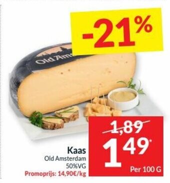 Intermarché Kaas Old Amsterdam aanbieding