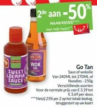 Intermarché Go Tan Saus of wokolie aanbieding