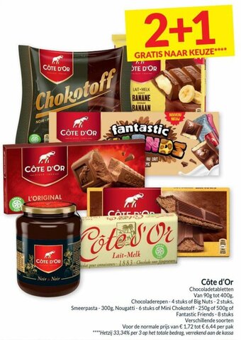 Intermarché Cote D'Or Chocoladetabletten aanbieding