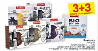 Intermarché Rombouts Koffiepads aanbieding