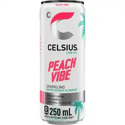 Albert Heijn Celsius Sparkling peach vibe aanbieding