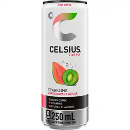 Albert Heijn Celsius Sparkling kiwi guava flavour aanbieding