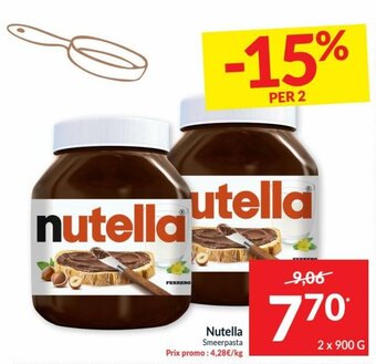 Intermarché Nutella aanbieding