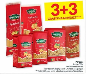Intermarché Panzani Pasta aanbieding