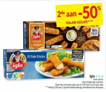 Intermarché Iglo Fish sticks aanbieding