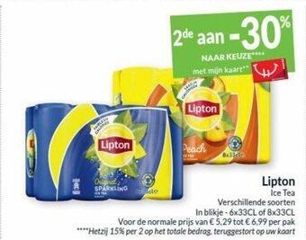Intermarché Lipton Ice Tea aanbieding