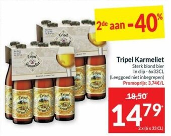 Intermarché Tripel Karmeliet aanbieding