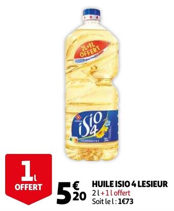 Auchan Huile Isio 4 Lesieur aanbieding