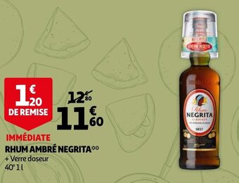 Auchan Rhum Ambre Negrita aanbieding