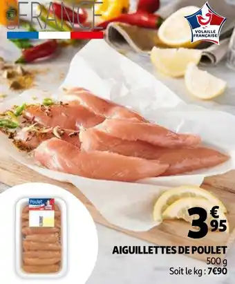 Auchan Aiguillettes De Poulet 500g aanbieding