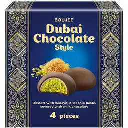 Albert Heijn Boujee Dubai chocolate style dessert aanbieding