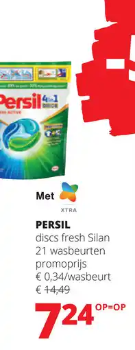 Spar Persil discs fresh Silan aanbieding
