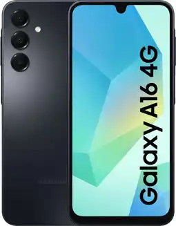 Coolblue Samsung Galaxy A16 128GB Zwart 4G aanbieding