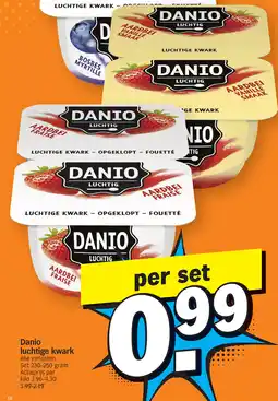Albert Heijn Danio Aardbei Faise luchtige kwark aanbieding