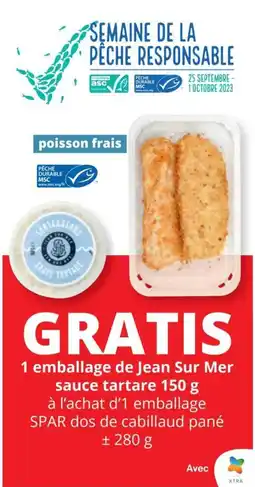 Spar Jean Sur Mer sauce tartare aanbieding