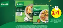Spar Knorr sauces déshydratées, sauces en tetra pack ou mélange aanbieding