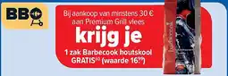 Carrefour 1 zak Barbecook houtskool aanbieding