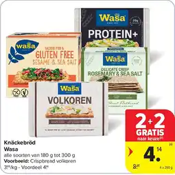 Carrefour Knäckebröd Wasa aanbieding