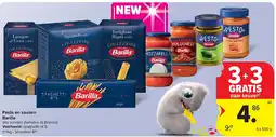 Carrefour Pasta en sauzen Barilla aanbieding