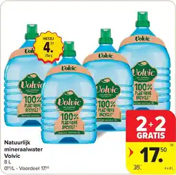 Carrefour Natuurlijk mineraalwater Volvic aanbieding